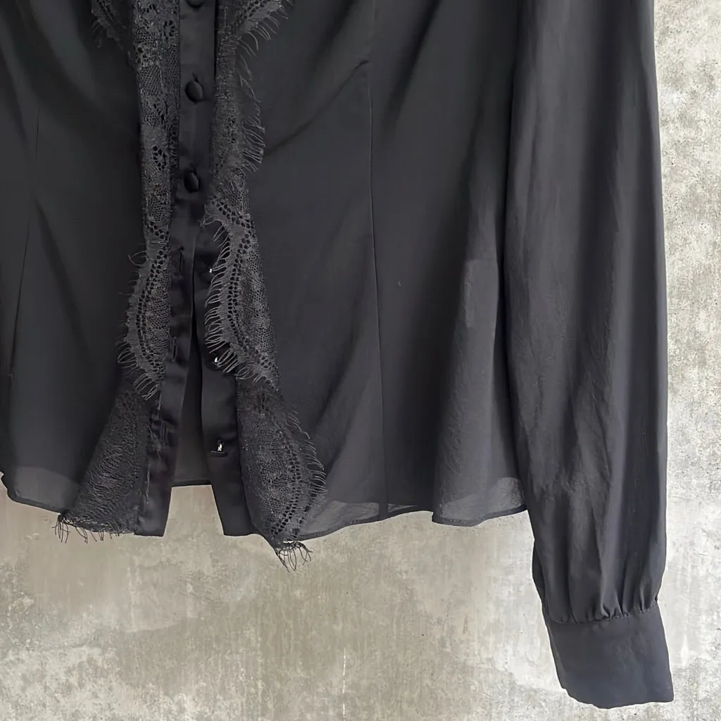Alannah Hill Silk Button Up- Size 12