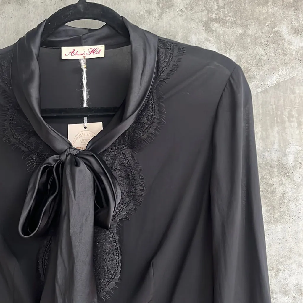 Alannah Hill Silk Button Up- Size 12