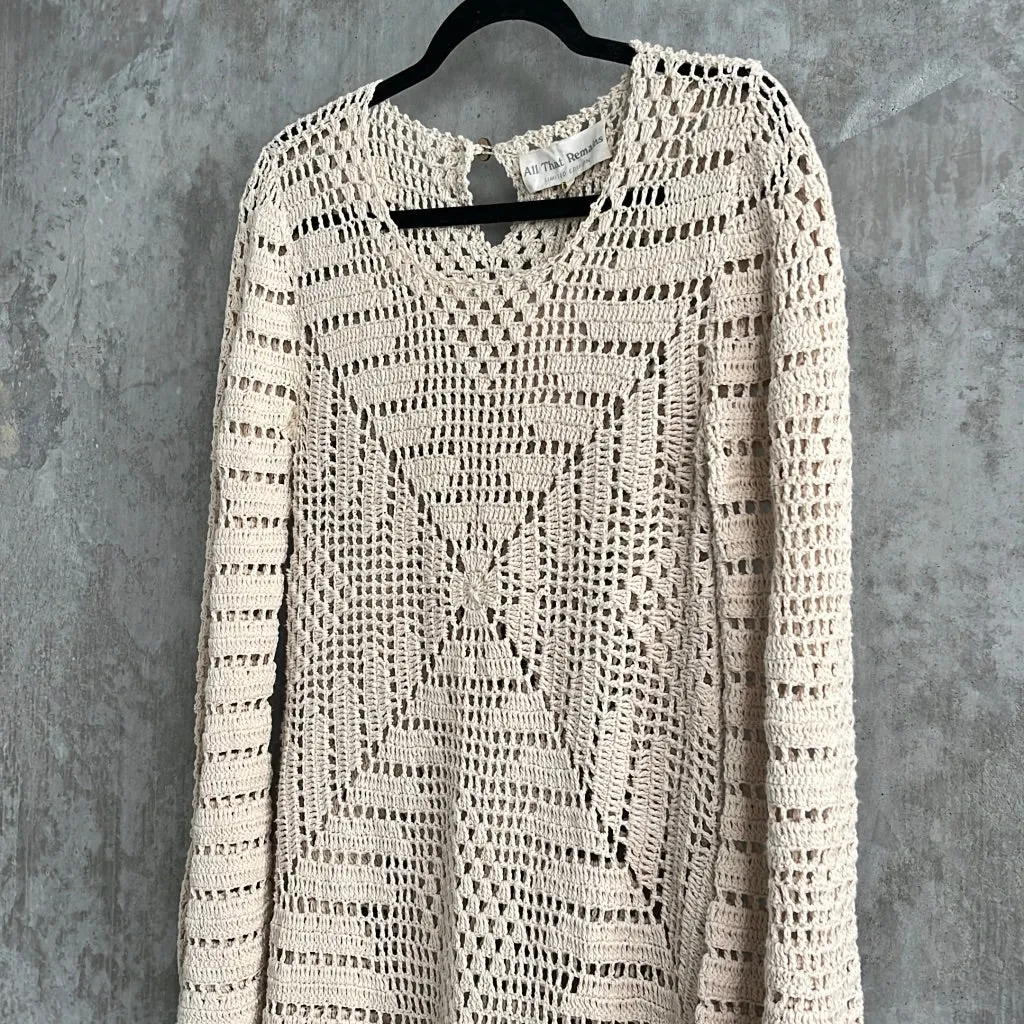 All That Remains Crochet Dress -Size 6