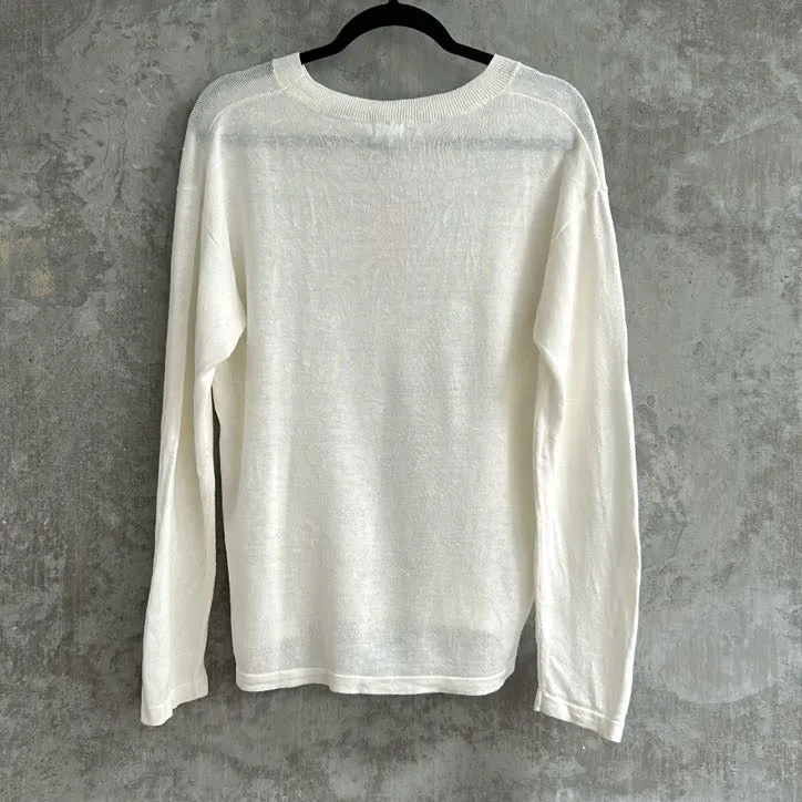 Arcaa Cream Long Sleeve Sweater - Size S