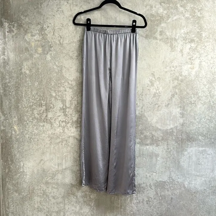 Assembly Label Grey Silk Trousers - Size 6