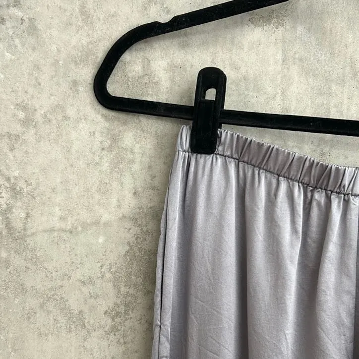 Assembly Label Grey Silk Trousers - Size 6
