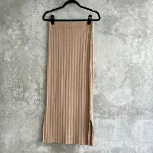 Assembly Label Soft Brown Straight Skirt - Size 6