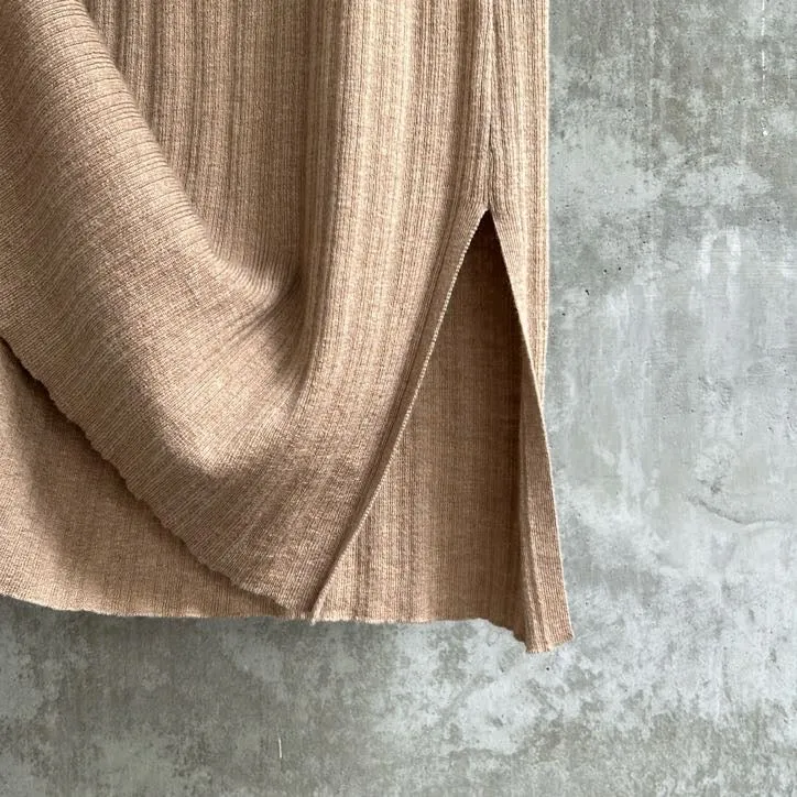 Assembly Label Soft Brown Straight Skirt - Size 6