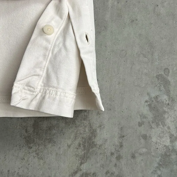 Assembly Label White Jean Crop - Size 6