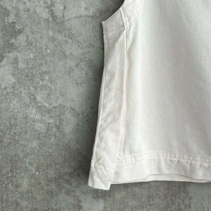 Assembly Label White Jean Crop - Size 6