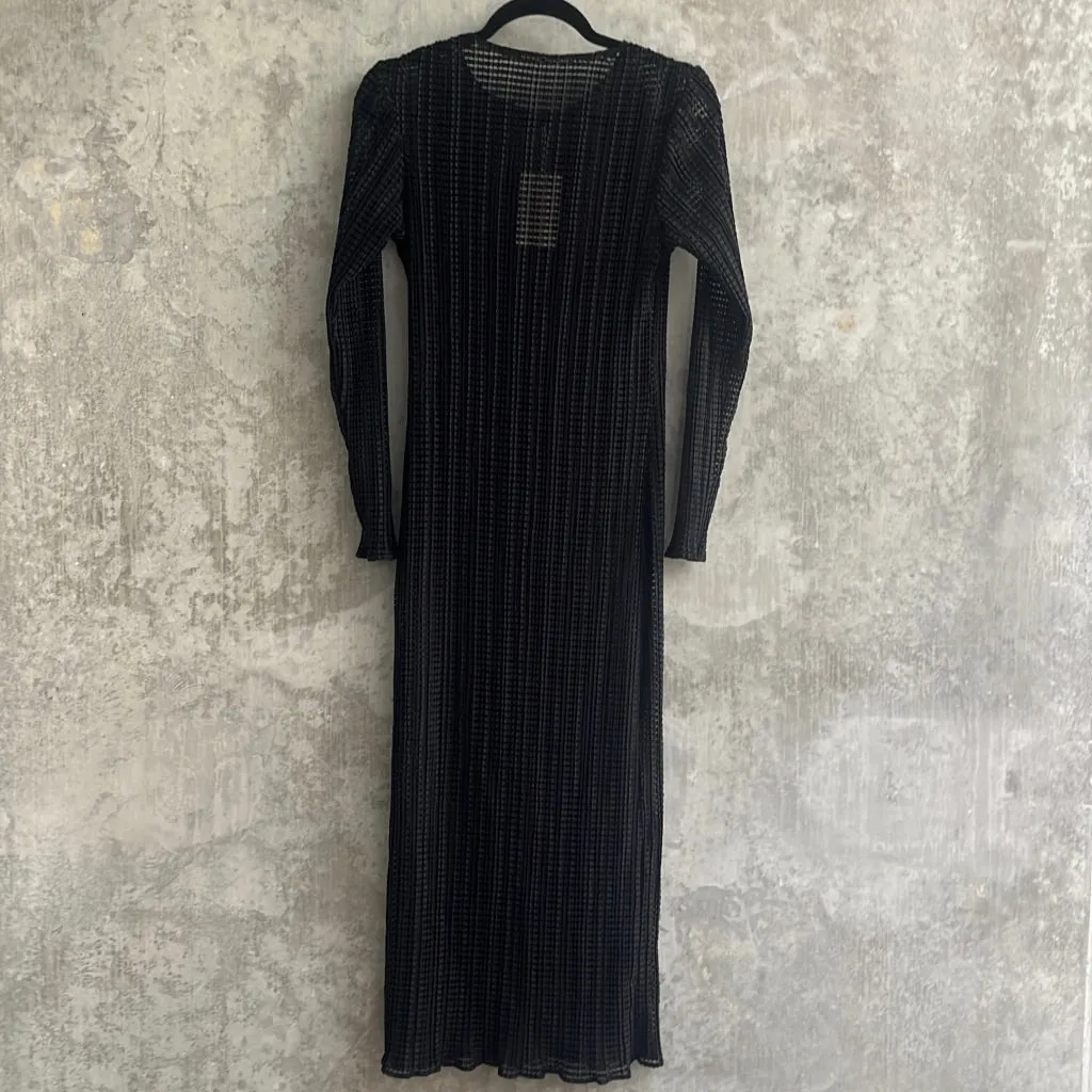 Black Textured Dress Size 10/12