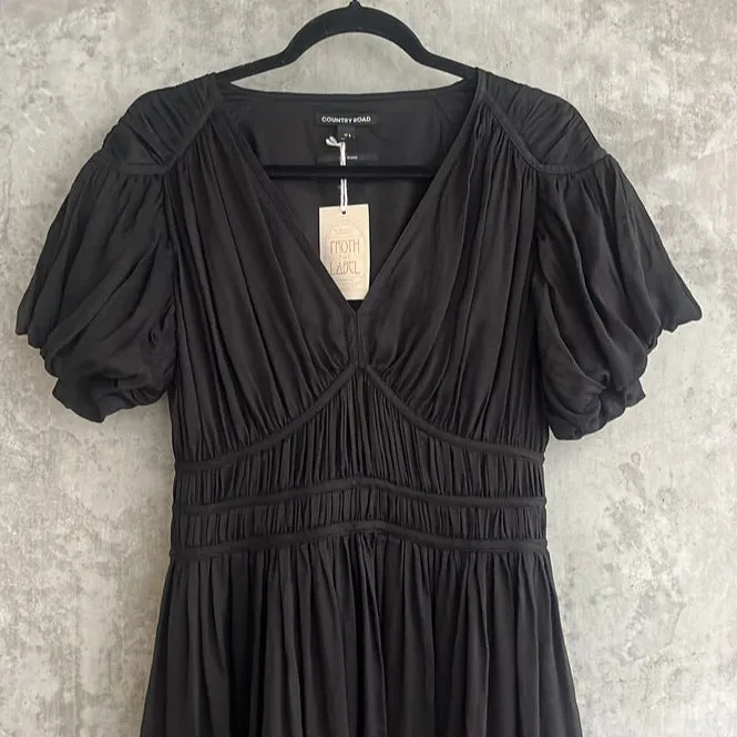 Country Road Gathered Mini Dress -Size 10