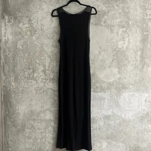 DISSH LINA BLACK BOAT NECK MIDI DRESS -Size M