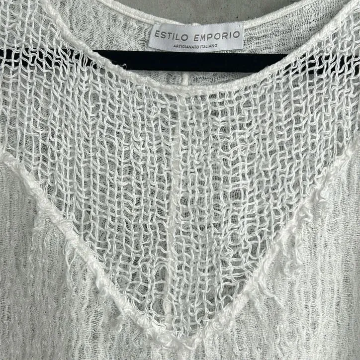 Estilo Emporio Linen Top - Size S