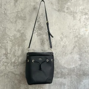 Furla Saffiano Leather Bucket Bag