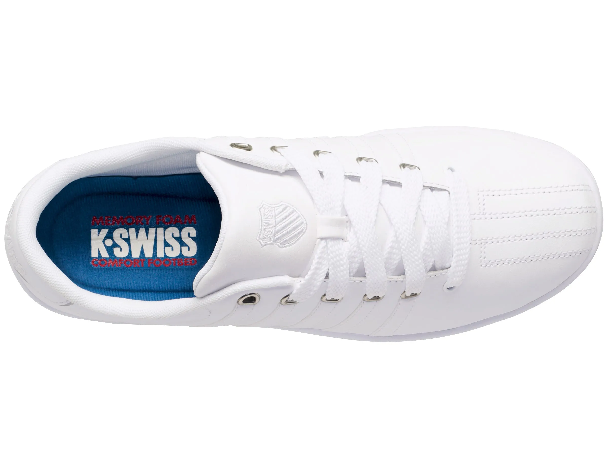 K.SWISS 03629-155-M | COURT PRO II CMF | WHITE/SILVER
