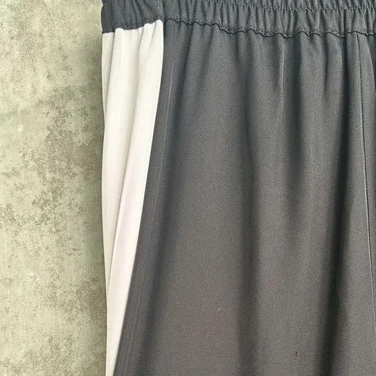 Lee Mathews Grey and Black Track Pants - Size 4
