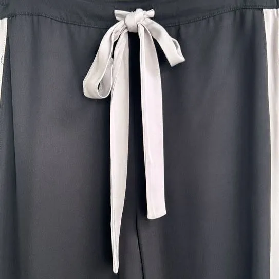 Lee Mathews Grey and Black Track Pants - Size 4