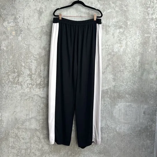 Lee Mathews Grey and Black Track Pants - Size 4