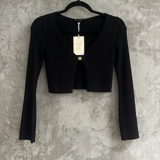 Maje Jersey Knit Cardigan