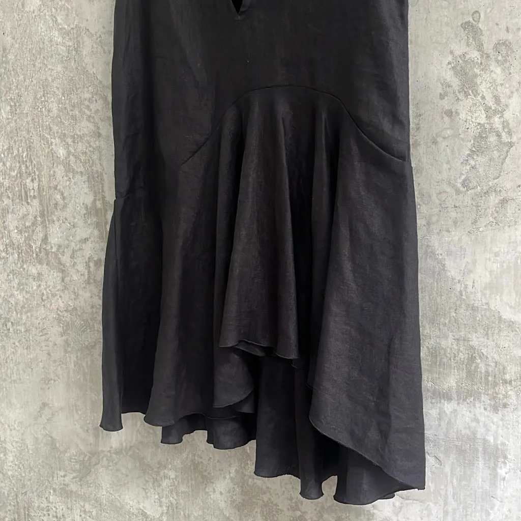Maurie And Eve Black Linen Dress -Size 8