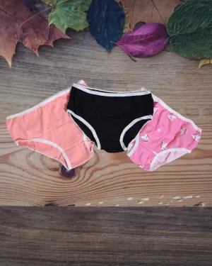 Peach 3 Pack Girls Panty