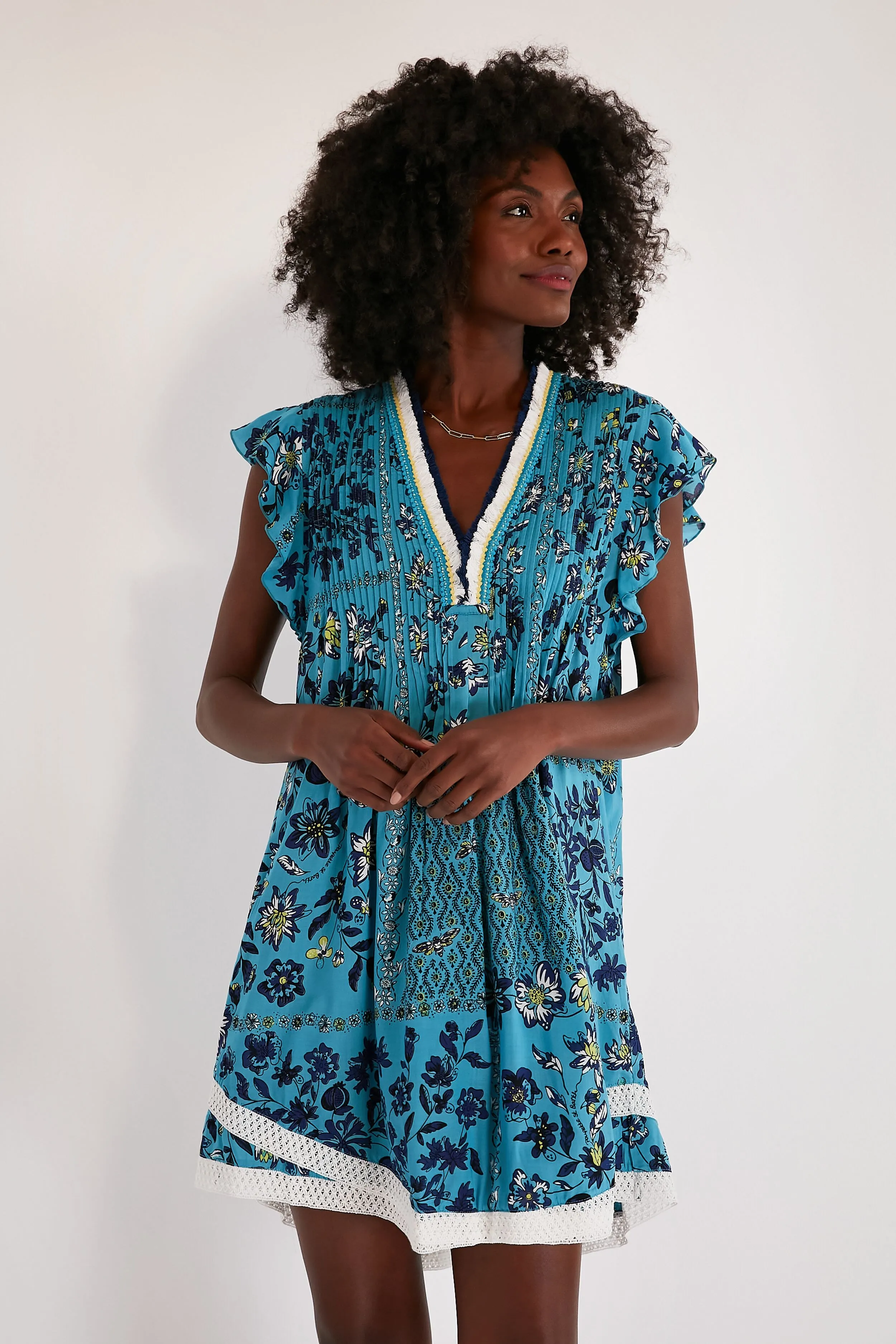 Sky Botanique Sasha Mini Dress