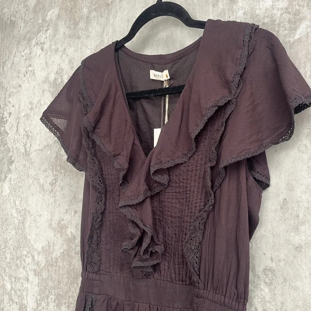 Spell Dove Lace Mini Dress - Size M