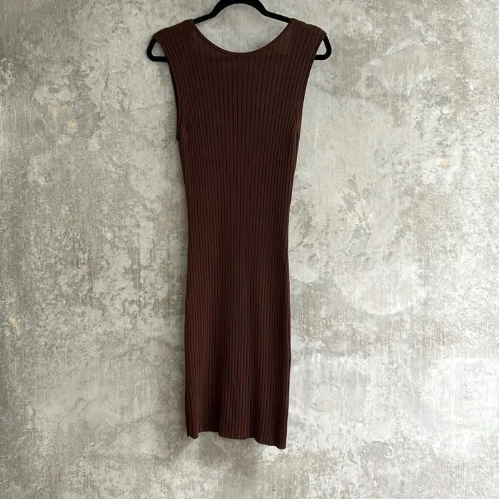St. Agni Chocolate Brown Mini Dress - Size S