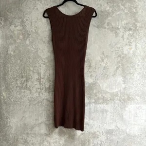 St. Agni Chocolate Brown Mini Dress - Size S