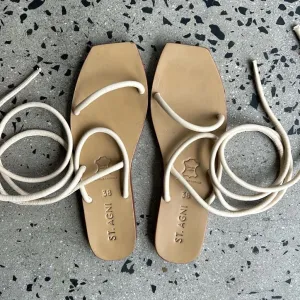 St. Agni Warp Up Sandals - Size 38