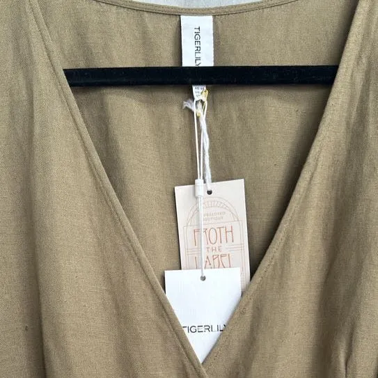 Tigerlily Maiya Mini Wrap Dress - Size 10