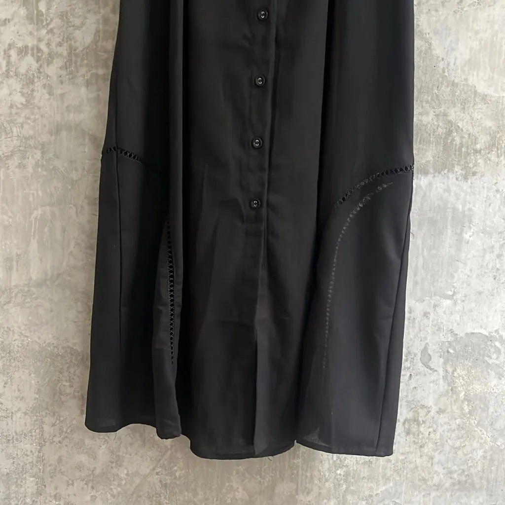 White Closet Black Midi Dress -Size 8