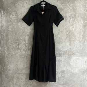 White Closet Black Midi Dress -Size 8
