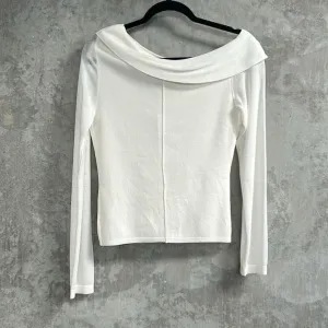White Closet Off Shoulder Blouse - Size L