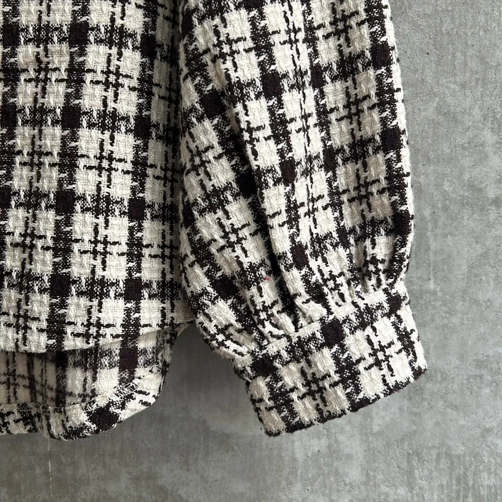 White Closet  Tweed Jacket - Size M