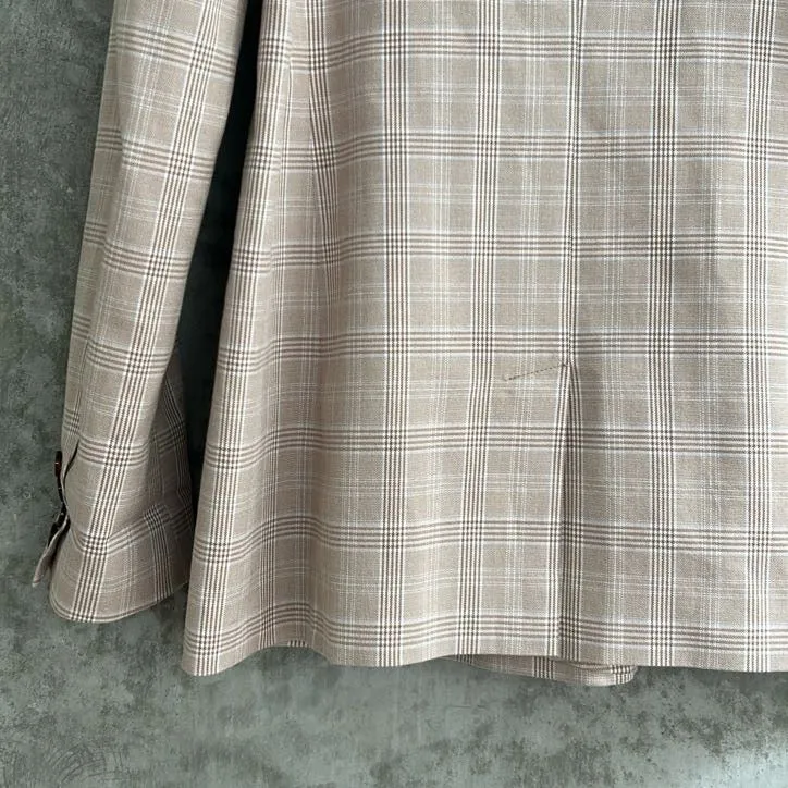 Witchery Gingham Blazer - Size 12