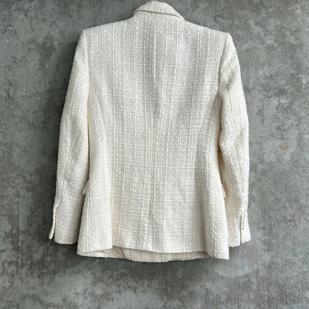 Zara White Blazer - Size M