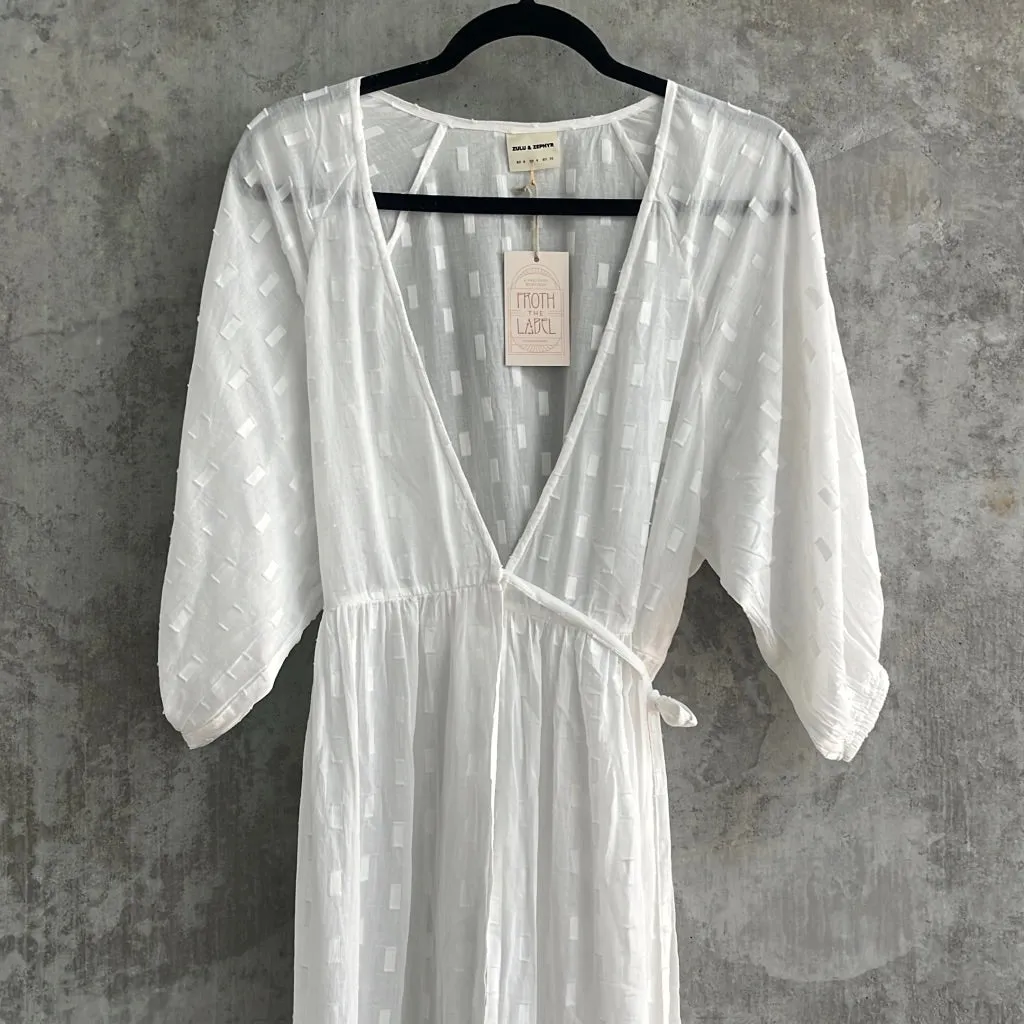 Zulu And Zephyr Milk Textured Dress - Size 8
